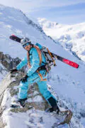 Vivian Bruchez auf dem Gipfel