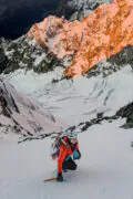 Vivian Bruchez Aufstieg Alteschorn auf 4000 Meter